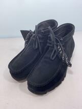 Clarks◆シューズ/UK9/BLK/スウェード/61609001/ブラック/wallabeeBT GTX/箱有/美品_画像2