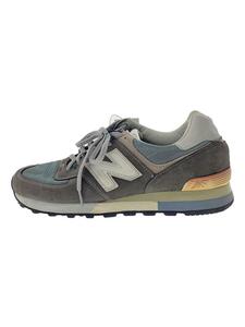 NEW BALANCE◆ENGLAND製/576/ローカットスニーカー/US9.5/GRY/スウェード/M576SGA