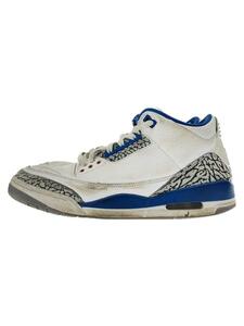 NIKE◆AIR JORDAN 3 RETRO_エアジョーダン 3 レトロ/27.5cm/WHT