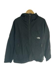 THE NORTH FACE◆COMPACT JACKET_コンパクトジャケット/M/ナイロン/BLK/無地