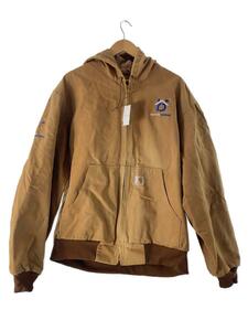 Carhartt◆ジャケット/XL/コットン/BRW/無地/J131 BRN