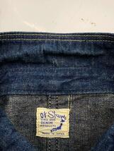 orSlow◆40s DENIM COVERALL/カバーオール/S/デニム/IDG_画像7