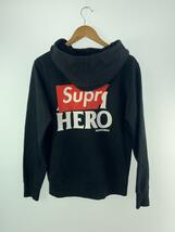 Supreme◆ジップパーカー/S/コットン/BLK/14ss/アンチヒーロー_画像2