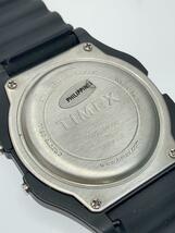 TIMEX◆クォーツ腕時計/デジタル/ラバー/BLK/BLK/TW2U84000_画像7