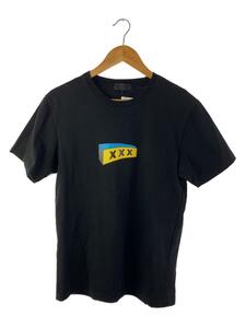 GOD SELECTION XXX◆Tシャツ/S/コットン/BLK/xxxロゴ