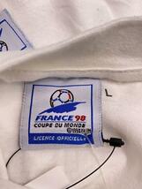 FRANCE 98/Tシャツ/L/コットン/WHT/デッドストック/タグ付/染み込み/98年/90s_画像3