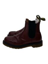 Dr.Martens◆サイドゴアブーツ/US8/BRD/レザー/2976_画像1