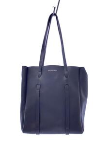 BALENCIAGA◆トートバッグ/羊革/GRY/無地/489813