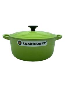 LE CREUSET◆鍋/GRN/COCOTTE RONDE ROUND CASSEROLE/OVEN 20cm キウイ