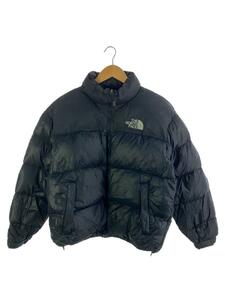 THE NORTH FACE◆小穴・綿抜け有/NUPTSE DOWN JACKET 700/ダウンジャケット/L/ナイロン/BLK