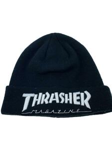 THRASHER◆ニットキャップ/ニット帽/FREE/アクリル/BLK/メンズ