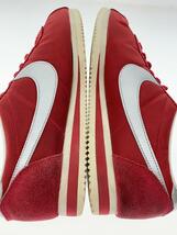 NIKE◆CLASSIC CORTEZ NYLON PREM/クラシックコルテッツナイロン/レッド/876873-601/27c_画像6