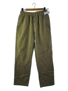 STUSSY◆ボトム/S/コットン/YLW/ストライプ/Overdyed Hickory Relaxed Pant