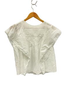 MACPHEE* maca fi/ no sleeve blouse /36/ cotton /WHT/12-01-14-01707