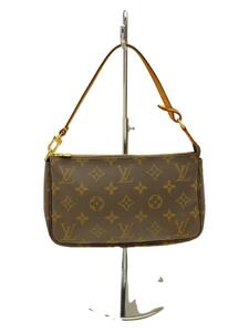 LOUIS VUITTON◆1)ポシェット・アクセソワール_モノグラム・キャンバス_BRW/PVC/BRW