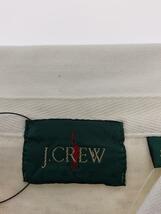 J.CREW◆長袖シャツ/L/コットン/WHT/ボーダー_画像3