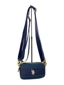 U.S.POLO ASSN.◆ショルダーバッグ/コットン/IDG/無地