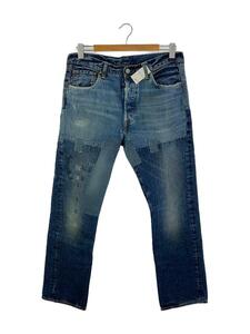 Levi’s◆ボトム/34/デニム/IDG/00501-2043/パッチワーク