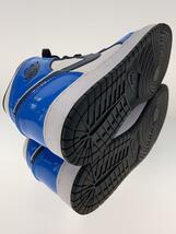 NIKE◆AIR JORDAN 1 MID_エア ジョーダン 1 ミッド/23.5cm/BLU_画像4