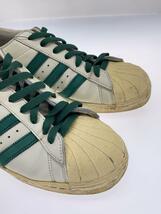 adidas◆SUPER STAR 80s VINTAGE DX/ローカットスニーカー/26.5cm/グリー/レザー/B35981_画像7