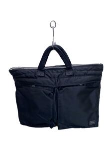 PORTER◆SHORT HELMETBAG/タンカー/ブリーフケース/ナイロン/BLK/無地/622-78330