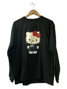 WIND AND SEA◆HELLO KITTY/長袖Tシャツ/1/コットン/BLK