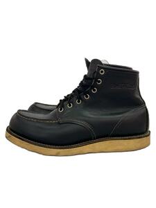 RED WING◆レースアップブーツ/US9/BLK/レザー