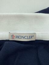 MONCLER◆ポロシャツ/L/コットン/NVY/無地/D1091830985/ネイビー_画像3