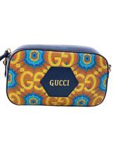 GUCCI◆GGカレイドスコープ/ショルダーバッグ/PVC/NVY/476466・520981/_画像1