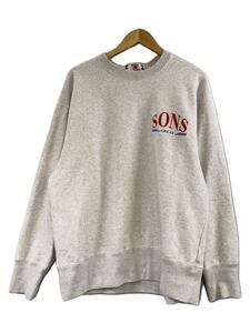 SON OF THE CHEESE◆スウェット/L/コットン/GRY/SC2410-SW02