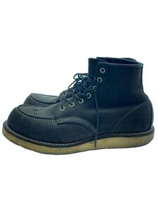 RED WING◆6inch CLASSIC MOC TOE/26.5cm/BLK/スウェード/8874