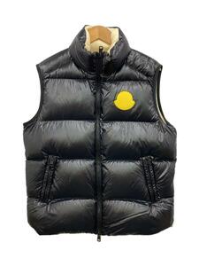 MONCLER◆ダウンベスト/3/ナイロン/BLK/無地/I20911A00163 595GJ