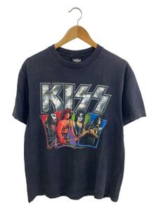 Tシャツ/L/コットン/BLK/無地/KISS/WINTERLAND/00s