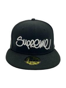 Supreme◆キャップ/7 3/8/BLK/メンズ/22SS/HANDSTYLE New Era CAP