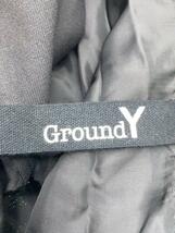 Ground Y◆22AW/Big cape cloak/ビッグケープクローク/ポンチョ/ジャケット/3/ブラック_画像3