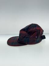 Supreme◆Supreme plaid camp cap/16aw/キャップ/FREE/BRW/チェック/メンズ_画像2