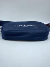 TOMMY HILFIGER◆ショルダーバッグ/-/NVY/無地_画像4