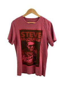 Barbour◆STEVE McQUEEN/Tシャツ/M/コットン/RED/MTS0278RE31/タグ付