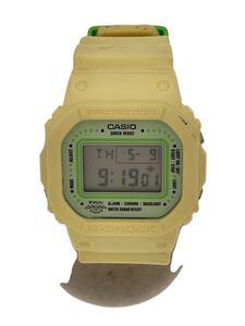 CASIO◆クォーツ腕時計/デジタル/GRN/IVO/DW-5600SA