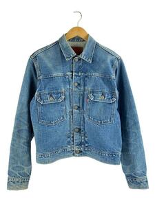 Levi’s◆Gジャン/38/コットン/IDG/無地/日本製/復刻/裏ボタンJ02/big-E/71507XX