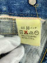 Levi’s◆Gジャン/38/コットン/IDG/無地/日本製/復刻/裏ボタンJ02/big-E/71507XX_画像4