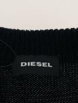 DIESEL◆セーター(厚手)/L/コットン/BLK_画像3