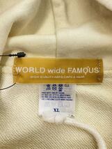 worldwide famous/パーカー/XL/コットン/IVO/無地//_画像3