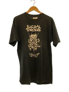 FRUIT OF THE LOOM◆Tシャツ/L/コットン/BLK/Suicidal Tendencies/90s/シングル/穴有/背タグ取れ//