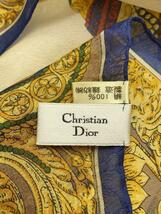 Christian Dior◆スカーフ/シルク/BEG/総柄/レディース_画像3