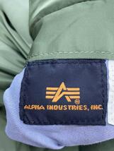 ALPHA INDUSTRIES◆リバーシブルMA-1/ミリタリージャケット/M/ナイロン/GRN/0615-00-573-8336_画像3