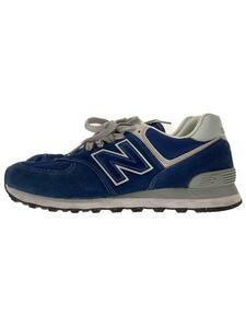 NEW BALANCE◆ローカットスニーカー/26.5cm/NVY/スウェード/ML574EVN