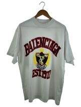 BALENCIAGA◆DIY COLLEGE/23SS/Tシャツ/XS/コットン/WHT/無地_画像1