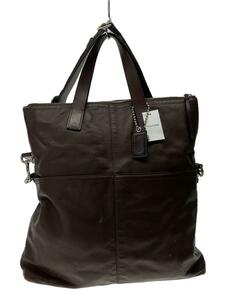 COACH* bag / leather / Brown /70493//