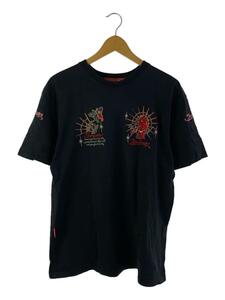TED MAN(TED COMPANY)◆刺繍/SPIDER/Tシャツ/42/コットン/BLK